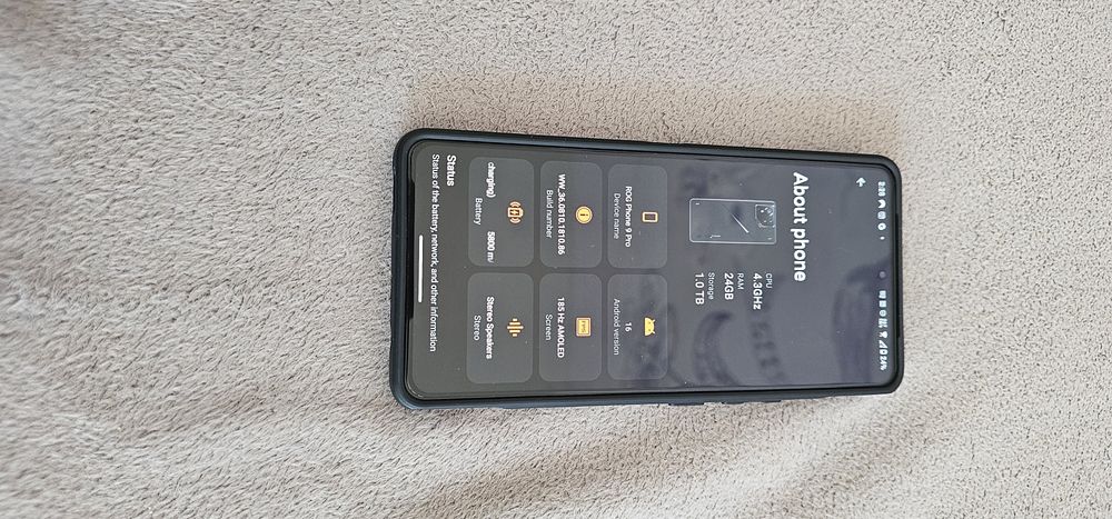 Asus Rog Phone 9 PRO 1TB 24GB