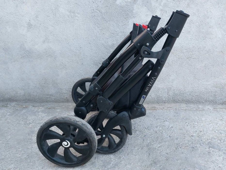 Бебешка количка 2 в 1 TUTIS VIVA LIFE, ЖЪЛТА