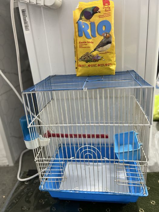 Қуш учун қафас ва дони, Клетка и корм для птиц