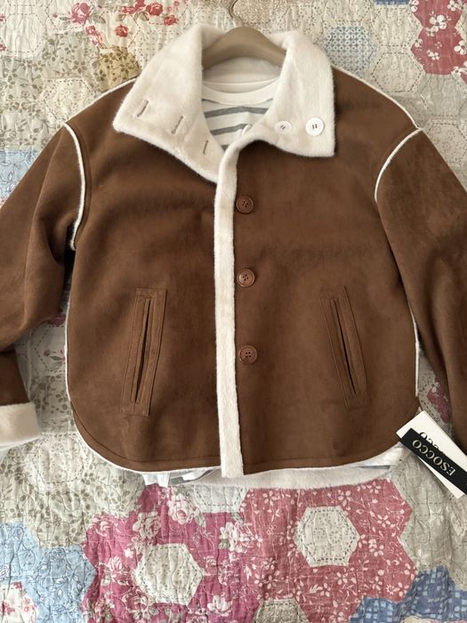 Дубленка новая двусторонняя
