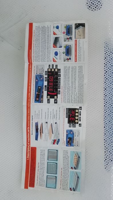 Yangi enkubator Xitoydan kelgan.
85-90% tuxumlar ochib chiqadi
Ochib c