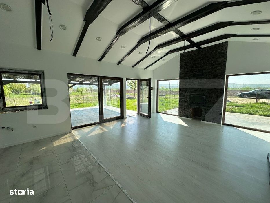 Casa moderna pe un nivel, 500 mp teren, zona Partos - Alba Iulia