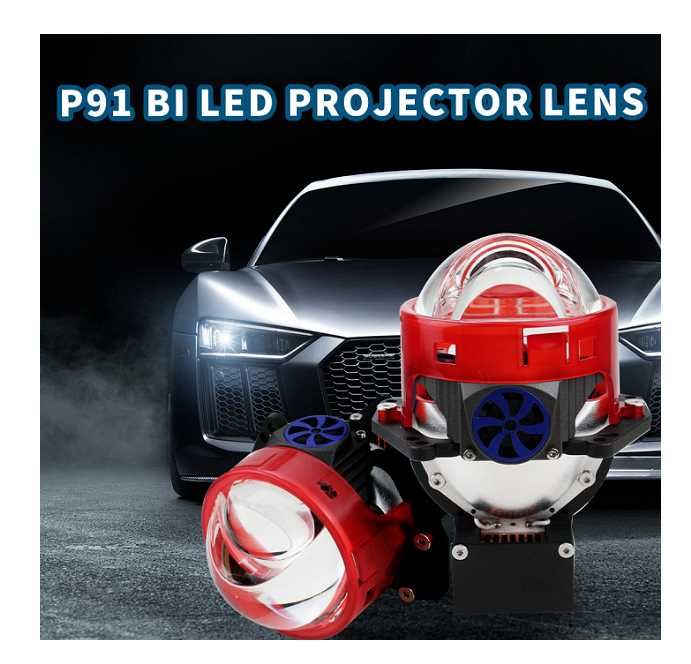 Bi-LED лупи за вграждане във фарове с къси и дълги светлини 3"инча 156W 8000lm 12V