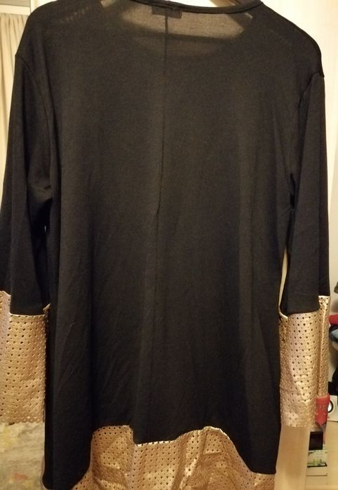 Bluza/rochie oversize neagra