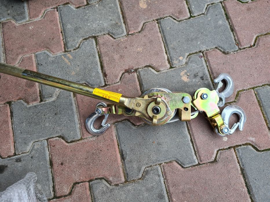 Troliu manual 3 tone macara 2 carlige