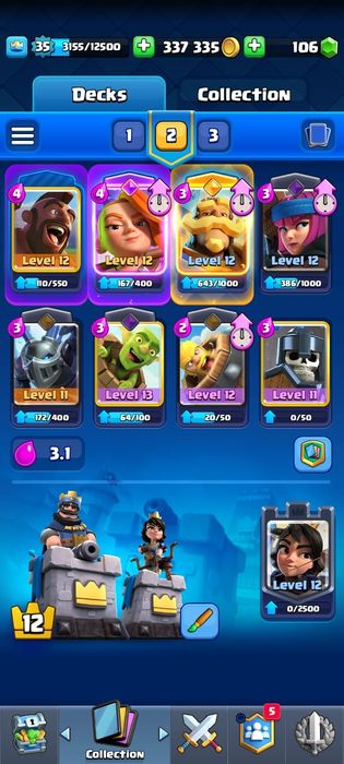 Продаю аккаунт в клэш рояль