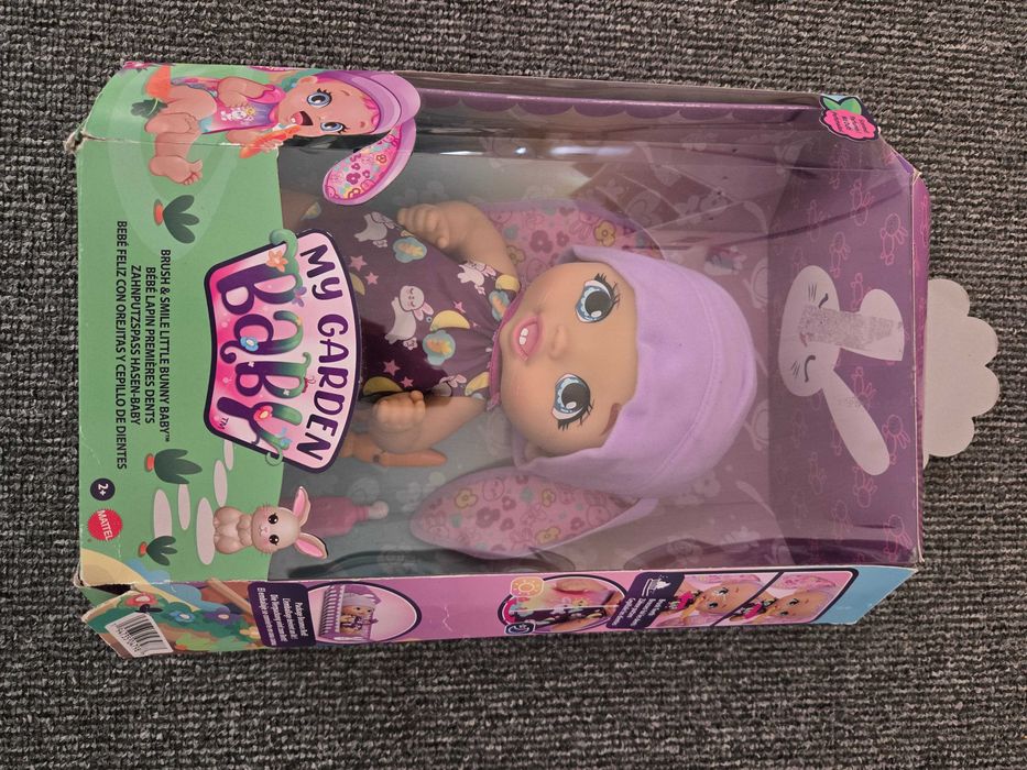 Бебе кукла зайче Mattel My baby Garden