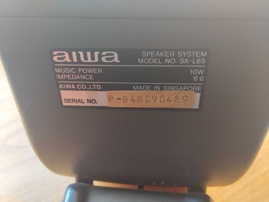 малки оригинални студиини тонколони AIWA 2x10w нов внос, перфектни