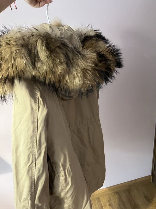 Зимна парка естествен косъм