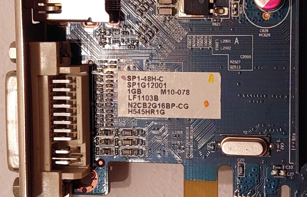 Placa video Nvidia PCI E 1 GB nu necesita alimentare suplimentara DVI VGA HDMI