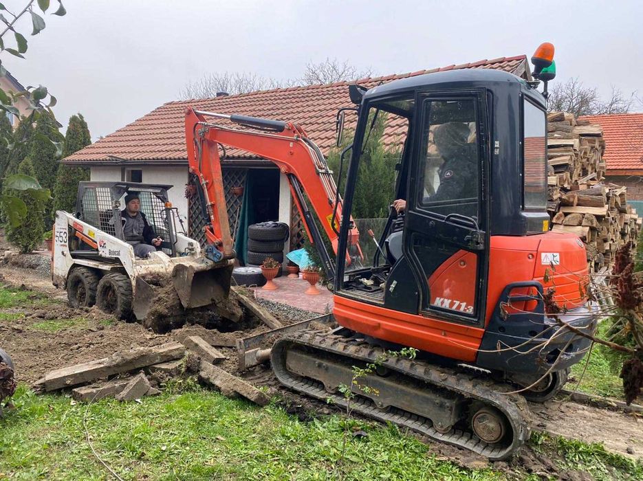 Miniexcavator Bobcat mini excavator miniincarcator utilaje basculabila