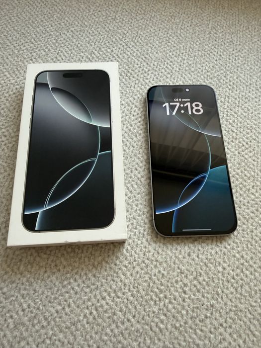 Iphone 16 Pro Max, White Titanium, 256gb EAC Каспи red рассрочка