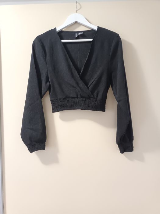 Черна дамска блуза