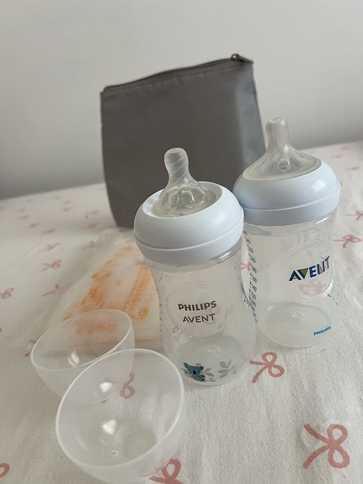 Set Philips Avent – 2 biberoane + accesorii