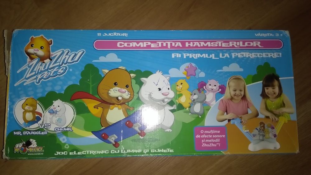Joc cu lumini si sunete "Competitia hamsterilor", 3 ani +, UTILIZAT