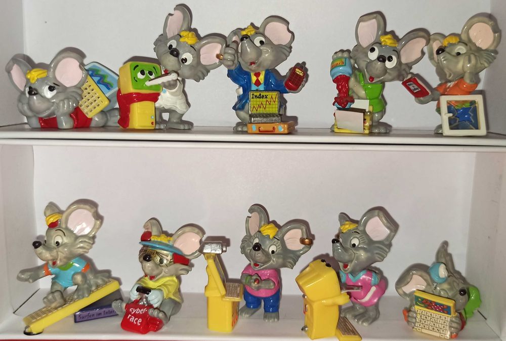 Киндер игрушки, компьютерные мыши, 2001