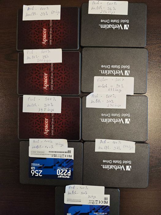 2.5 " SSD 256GB Verbatim Apacer