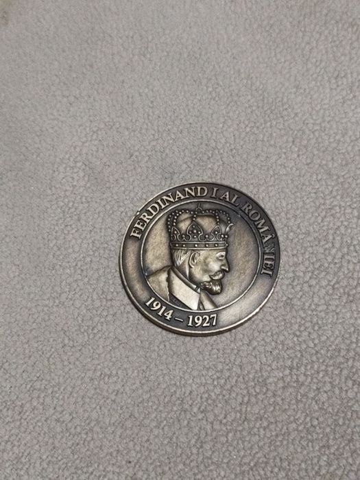 moneda prețioasă Ferdinand 1 al României și Regina Maria a României