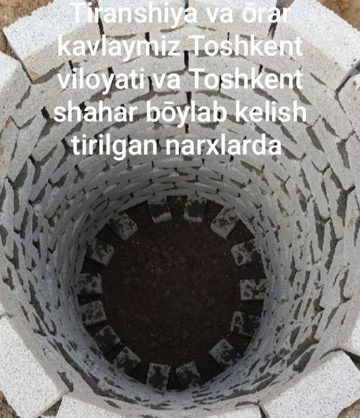 Chuqur kavlaymiz va santexniklik ishlariqilamiz
