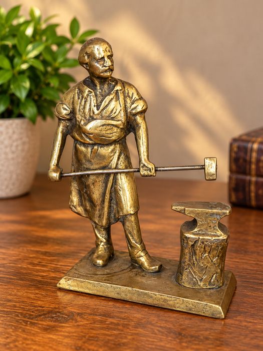Statuieta bronz statuie vintage figurine alama statuiete
