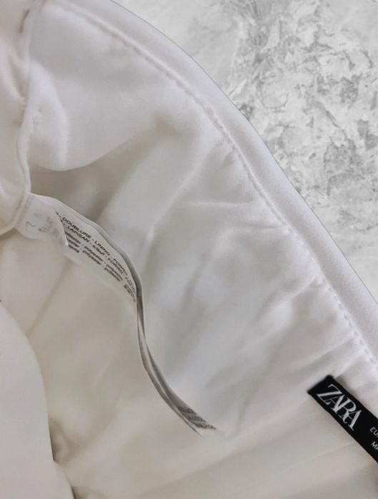 Zara Top Bandă Alb