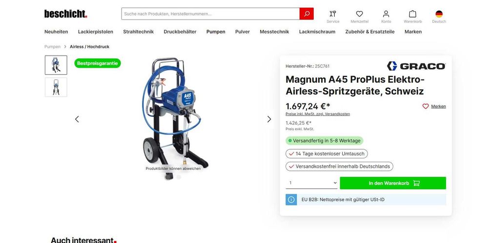 Pulverizatoare electrice airless Magnum A45 ProPlus