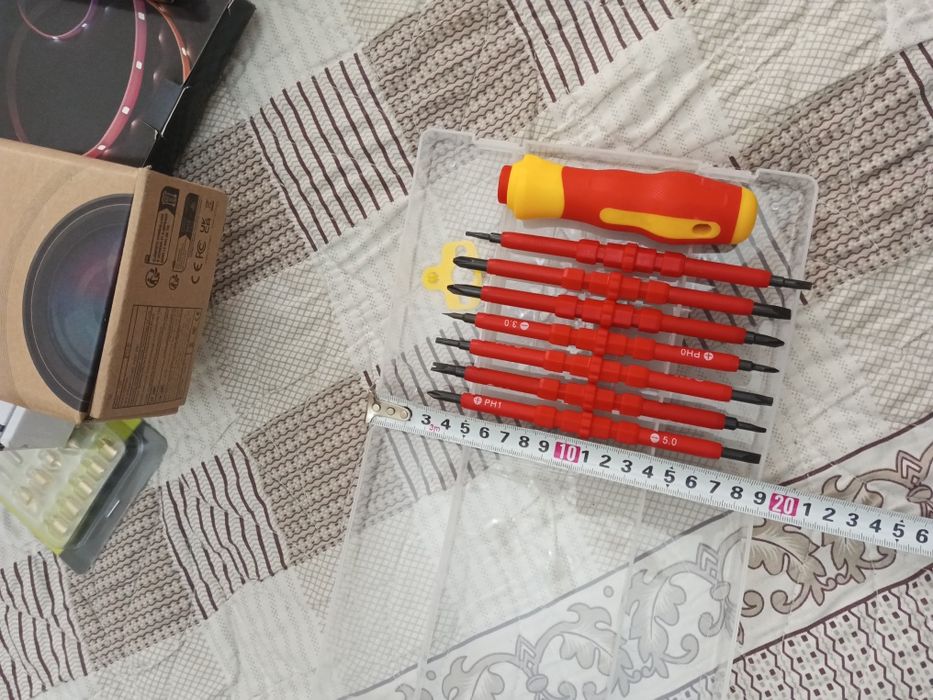 Отвёртки изолированного оттока набор 7в1