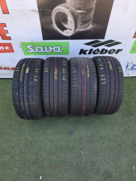 225.40.18 2x bridgestone 2x hankook