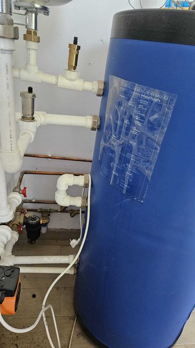 Boiler 200L 2 serpentine HeizTech – NEUTILIZAT (fără apă în vas)