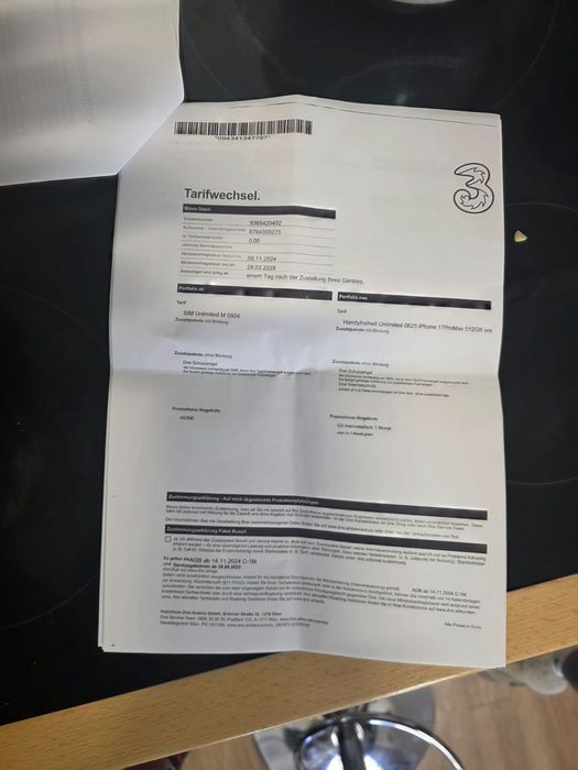 Iphone 17 pro max 512gb