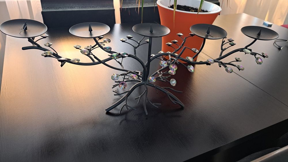 Подсвечник из ковка