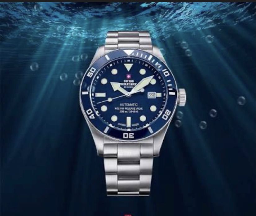 Swiss Military by Chrono Automatic Diver 500m SWISS MADE SMA34075