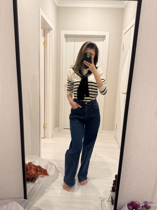 Полосатая кофта размер:с БУ