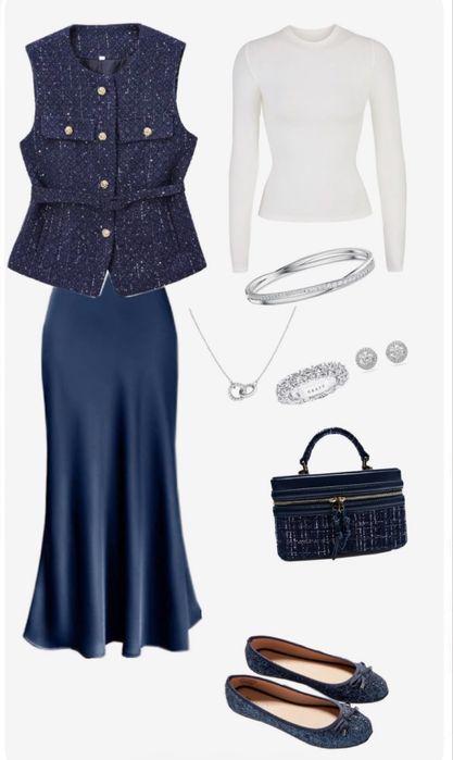 Твидовый жилет Zara