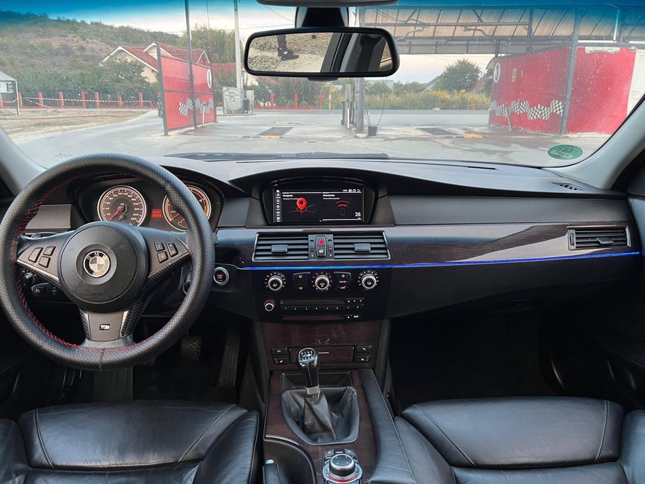 BMW Seria 5/ E60/ 3.0D/ Pachet M/ Interior seria 7/ Jante Spider/ Navi android