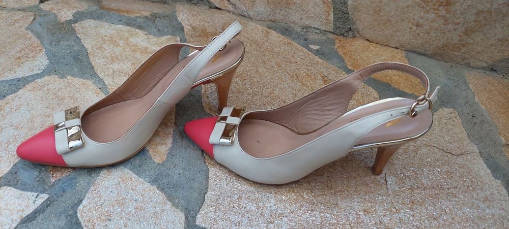 Дамски обувки от естествена кожа - 39 размер.