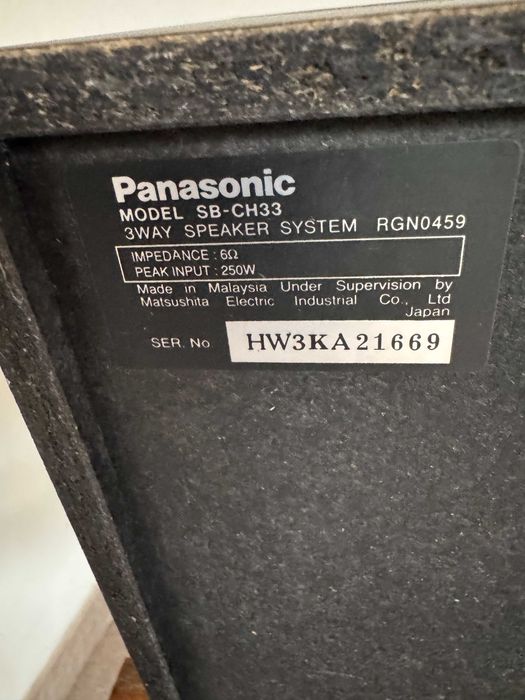 Аудиосистема Panasonic SA-CH11+ 2бр тонколони SB-CH33