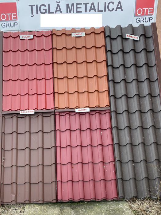 Tigla metalica, Tabla cutata, Tabla tip tigla, Accesorii tabla