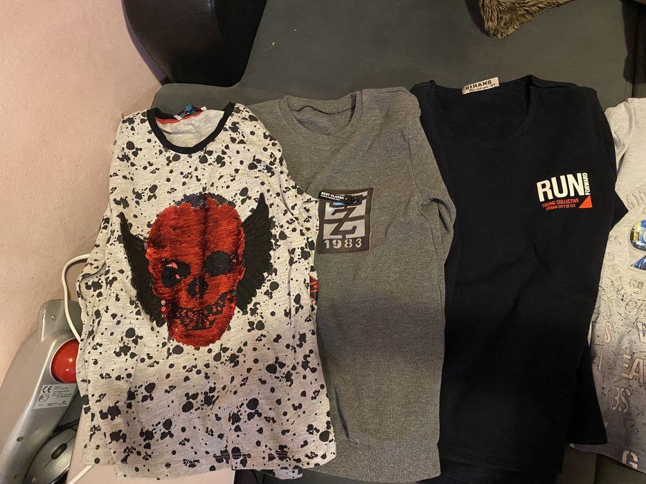 Лот блузи с дълъг ръкав размер 9-10- 134-140