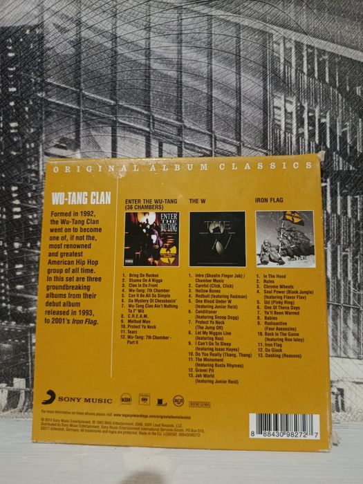 3 CD диска в одном комплекте альбомы Wu-Tang Clan