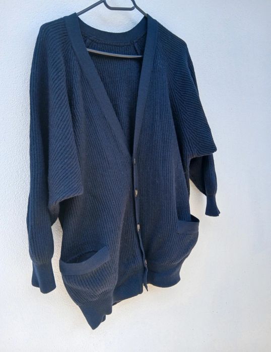 Cardigan tricotat din lana de miel M