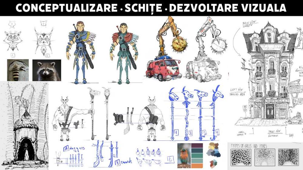 Cursuri Arta Digitala Creativa | Desen, Animație, Modelare, 2D si 3D | Online Personalizat