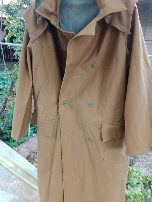 Плащ брезентовый ( защитного цвета)