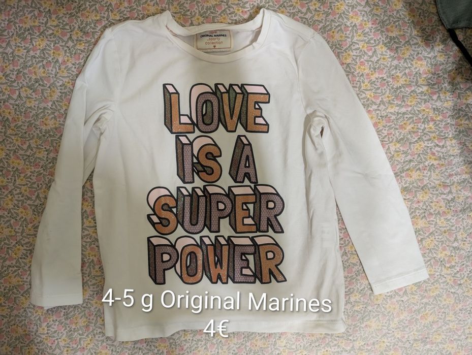 Next/Benetton блузи 110 см като нови