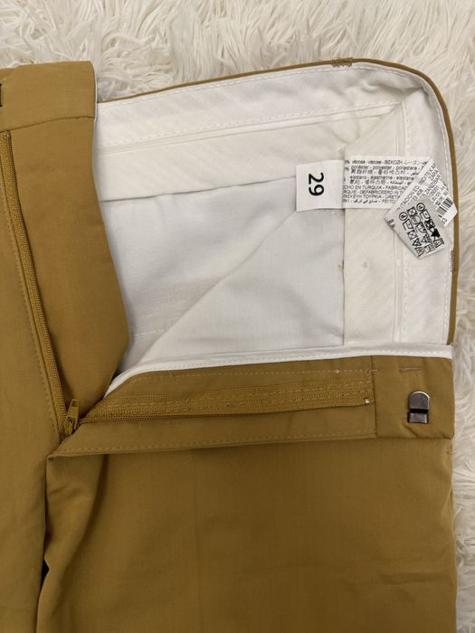 Брюки горчичные Zara