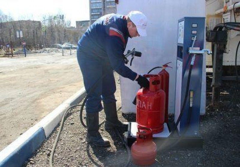 Газ баллон аренда прокат Газ балон полный заправлен.  Тола балон залог