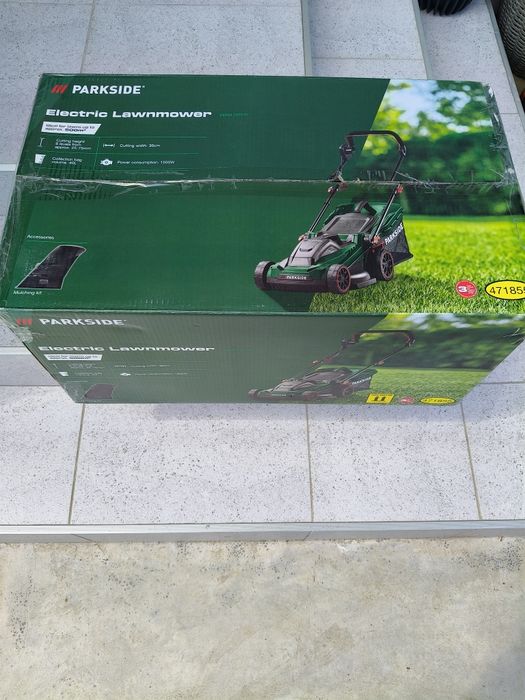 Mașină de tuns iarba parkside electrica protecție inclusă