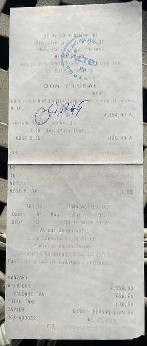 Lenovo Legion Y540 - I5 9300/GTX 1650/16GB RAM/17 Inch