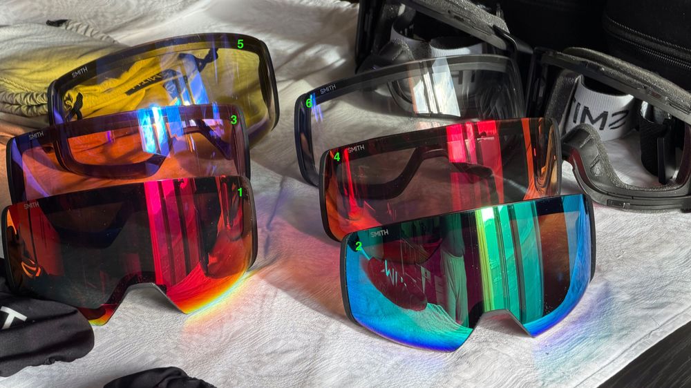 2x ochelari de ski/snowboard Smith 4D Mag cu 3 lentile schimb fiecare