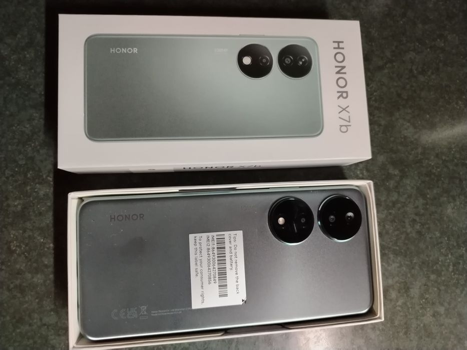 Продавам Honor X7b, 5330 mAh. батерия, 108+5 MP камера, 2 г. гаранция